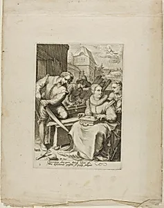 Midday, plate three from Four Times of Day