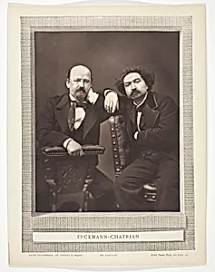 Émile Erckmann (French writer, 1822-1899) and Alexandre Chatrian (French writer, 1826-1890)