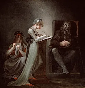 Milton Dictating to His Daughter
