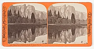 Mirror View of Cathedral Rocks. Yo Semite Val, Cal.