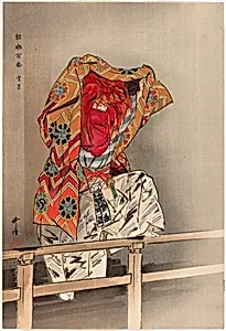 Mochizuki, from the series "One Hundred No Dramas (Nogaku hyakuban)" by Tsukioka Kôgyo