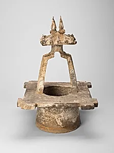 Model of a Wellhead with Roosters by Unknown
