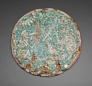 Mosaic Disk with a Mythological and Historical Scene