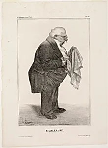 Mr. Arlépaire.., plate 280 from Célébrités de la Caricature by Honoré-Victorin Daumier