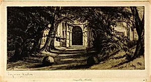 Mytton Hall by Francis Seymour Haden