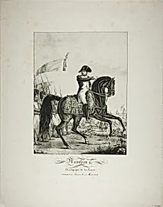 Napoleon Accompanied by his Good Men, Returning to France on March 1, 1815