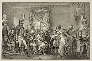 Napoleon at the Palace of the Grand Duke in Florence, plate thirteen from The Political and Military Life of Napoleon