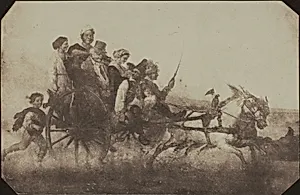 Neapolitan Conveyance - Copy of a Painting at Lacock Abbey by William Henry Fox Talbot