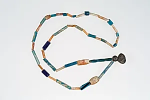 Necklace Strung with Indigenous and Imported Beads