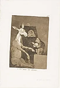 Neither more nor less, plate 41 from Los Caprichos by Francisco José de Goya y Lucientes