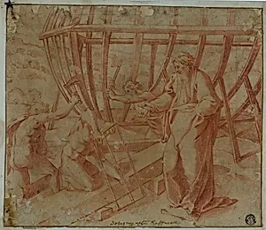 Noah Supervising Construction of the Ark
