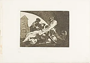 Nor do these, plate eleven from The Disasters of War by Francisco José de Goya y Lucientes