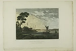Norfolk; From Gosport, Virginia, plate five of the second number of Picturesque Views of American Scenery