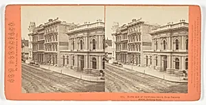 North side of California street, from Sansom street, looking west No. 212 from the series "San Francisco"