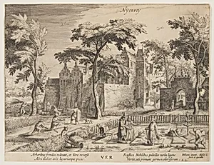 Nyenroy - Spring, from The Seasons, View of Castles in the Vicinity of Amsterdam