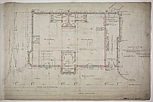 Oakland Avenue Railroad Station, Chicago, Illinois, First Floor Plan