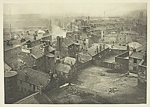 Old Houses Corner of George Street and High Street by James Craig Annan