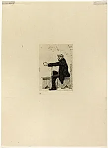 Old man in church