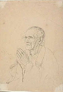 Old Man Praying