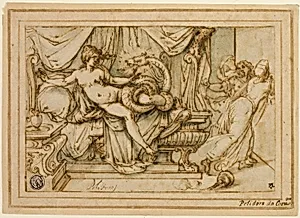 Olympias, Mother of Alexander, Visited by Zeus in the Guise of a Serpent