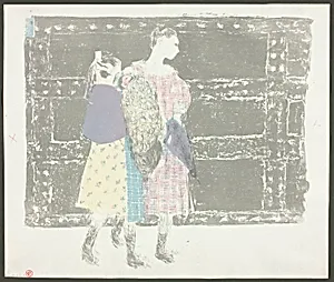 On the Bridge of Europe, plate nine from Landscapes and Interiors