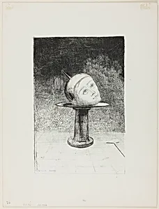 On the Dish, plate ten from In Dreams by Odilon Redon
