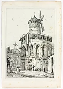 On the Walls, Cologne, from Facsimiles of Sketches made in Flanders and Germany