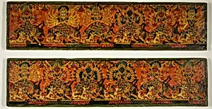 One of a Pair of Manuscript Covers from the Glorification of the Great Goddess (Devimahatmya) by Unknown