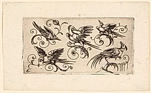 Ornament Panels with Birds: Plate 6