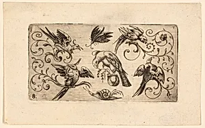Ornament Panels with Birds: Plate 8