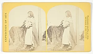 Pah-ge, a Ute Squaw, of the Kah-poh-teh band, Northern New Mexico, No. 39 from the series "Geographical Explorations and Surveys West of the 100th Meridian" by Timothy O'Sullivan