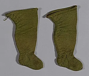 Pair of Baby's Stockings by Unknown