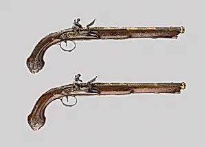 Pair of Presentation Flintlock Pistols in the Eastern Fashion by Unknown