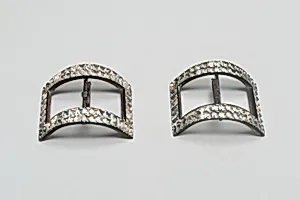 Pair of Shoe Buckles by Unknown