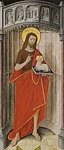 Panels from the High Altar of the Charterhouse of Saint-Honoré, Thuison-les-Abbeville: Saint John the Baptist by French