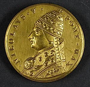 Papal Medal of Nicholas V by Italian