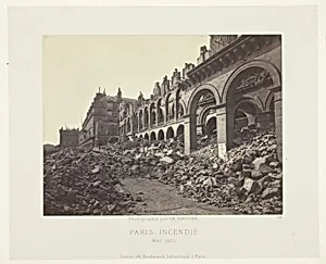 Paris Fire (Ministry of Finance), from the series "Paris Incendié"