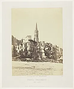 Paris Fire (Place de Saint-Cloud), from the series "Paris Incendié"