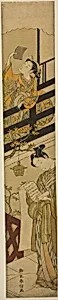 Parody of Act VII of "The Storehouse of Loyal Retainers (Chushingura)" by Suzuki Harunobu