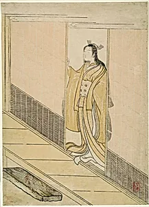 Parody of Kawachi-goe from "Tales of Ise" by Suzuki Harunobu