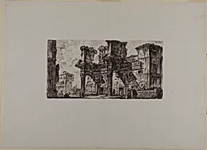 Part of the Forum of Nerva, plate five from Some Views of Triumphal Arches and other monuments by Giovanni Battista Piranesi