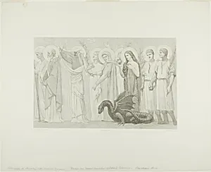Pastoral Life of Saint Geneviève (right panel)