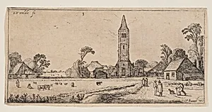 Path at Right Leading to a Village, from Landscapes