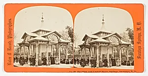 Pavilion and United States Springs, Saratoga, N.Y., No. 16 from the series "Saratoga Springs, N. Y."