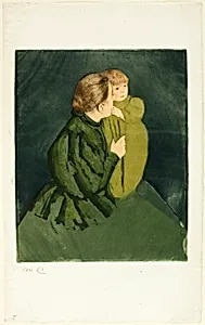 Peasant Mother and Child by Mary Cassatt