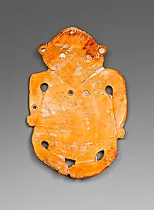 Pendant Depicting a Seated Figure