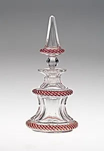 Perfume Bottle with Stopper by Baccarat Glassworks