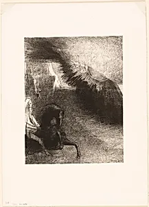 Pilgrim of the Sublunary World, plate 5 of 6 by Odilon Redon