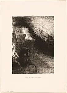 Pilgrim of the Sublunary World, plate 5 of 6 by Odilon Redon