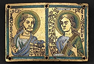 Plaque with Saints James and John the Evangelist by Unknown